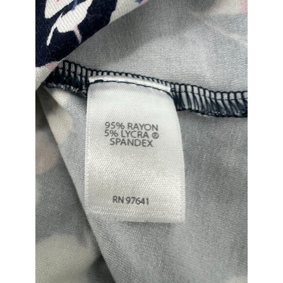 J.Jill Wearever Collection Stretch Floral Dress Women's MP Medium Petite - Picture 4 of 9